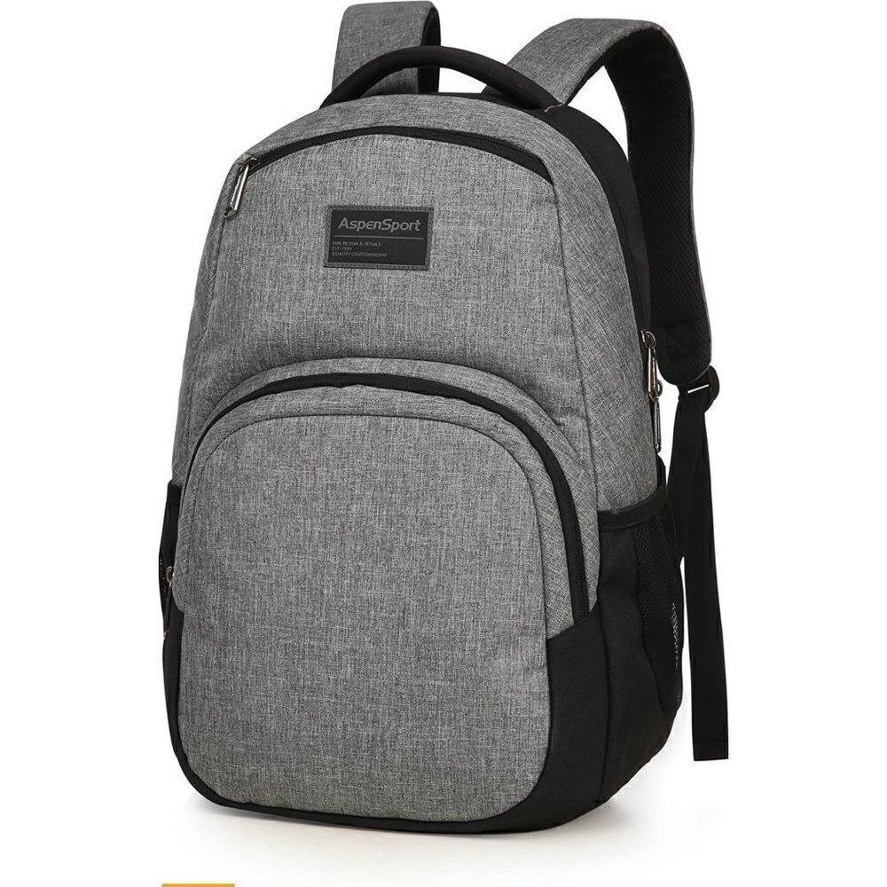 Aspensport School Backpack Fit 15.6 Lightweight Casual Daypack Water Repellent